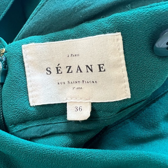 Sezane Sky Jumpsuit in emerald green size 4 (EU 36) - Picture 7 of 10